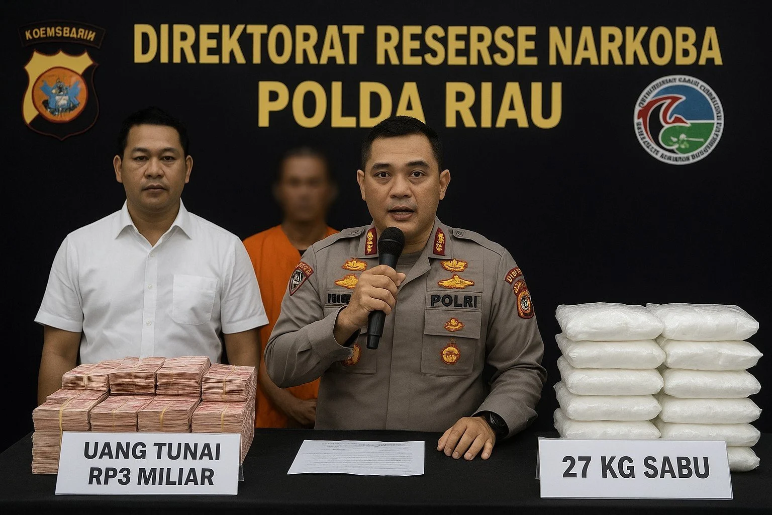 Polda Riau Sita Emas 388 Gram dan Uang Hampir Rp 1 Miliar Terkait Kasus PETI di Kuansing