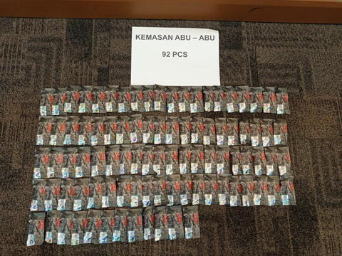 Polisi Gagalkan Pengiriman 381 Cartridge Etomidate ke Kampung Ambon