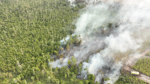 Polri Siapkan 2 Helikopter dan Drone untuk Padamkan Karhutla