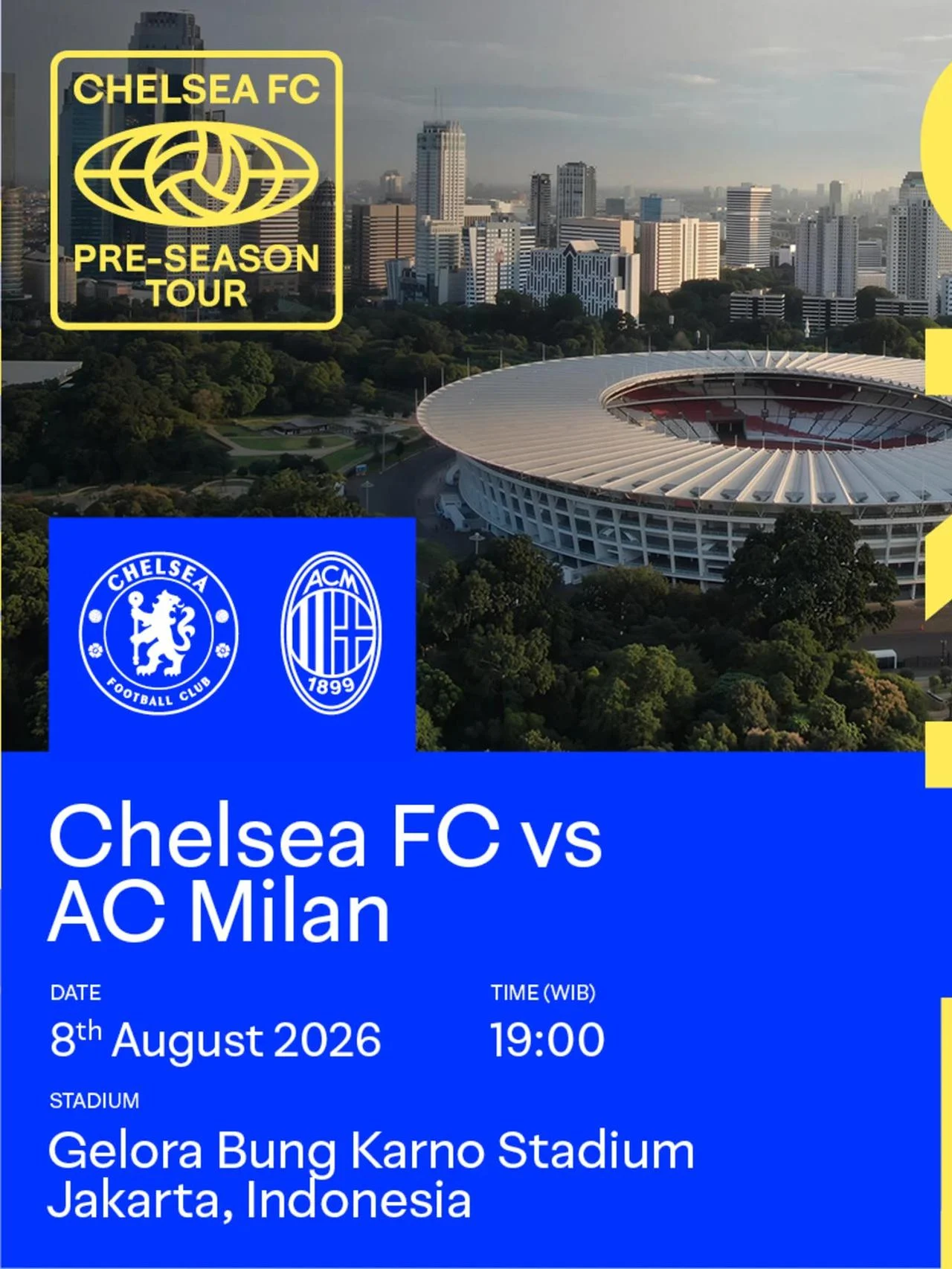 Polusi Jakarta Disorot Saat Laga AC Milan vs Chelsea, Pramono Siapkan Hujan Buatan
