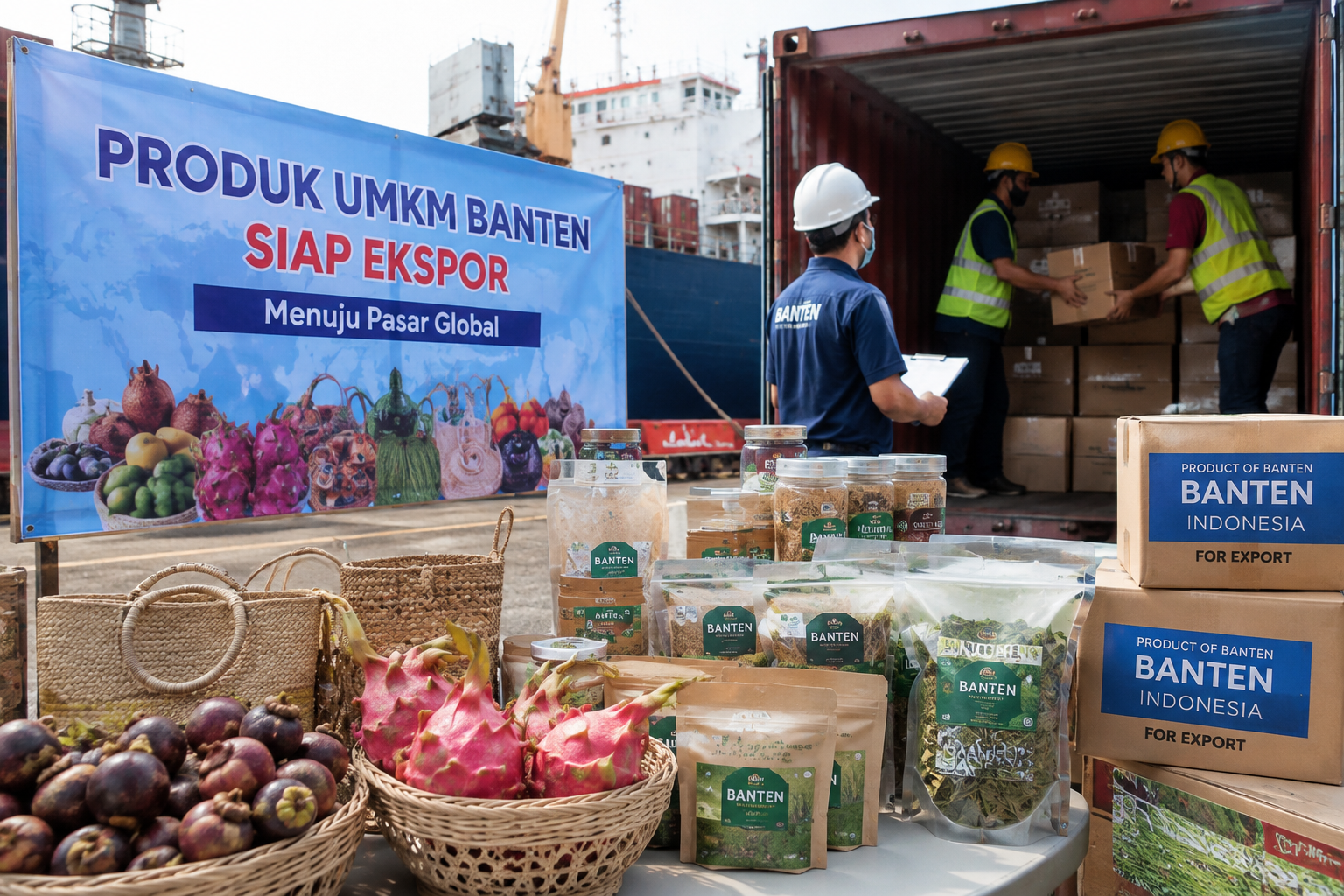 Produk Banten Didorong Menembus Pasar Ekspor, Nilai Pelepasan Komoditas Capai Rp40,8 Miliar
