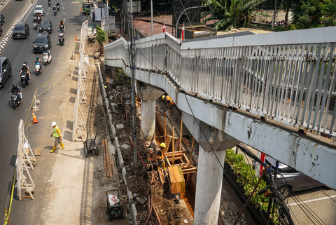 Revitalisasi Trotoar Jalan Gatot Subroto Dimulai, Target Selesai November 2026