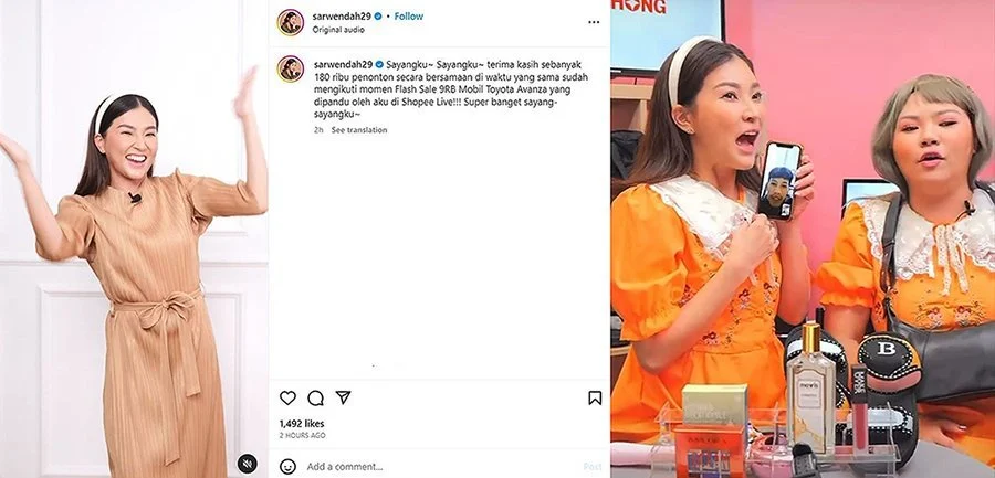 Sarwendah Kembali Aktif Live Streaming dan Terharu dengan Dukungan Fans