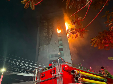 Yang Terbakar di Gedung Bapenda DKI Lantai 11 hingga 16