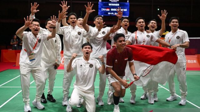 Bulu Tangkis Pecah Telur Emas Pertama Asian Games, Klasemen Indonesia Melejit Naik 7 Peringkat