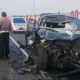 Kondisi Mobil Maung TNI Ringsek dalam Kecelakaan Beruntun di Jembatan Suramadu