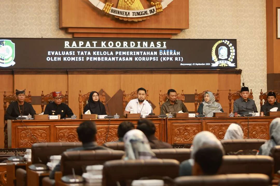 KPK RI Gelar Rakor Evaluasi Tata Kelola Pemerintahan di Banyuwangi, Untuk Cegah Korupsi