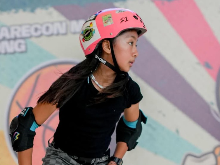 Mengenal Mikhayla Shanum Caya, Anak Skate 11 Tahun Atlet Termuda Indonesia di Asian Games 2026