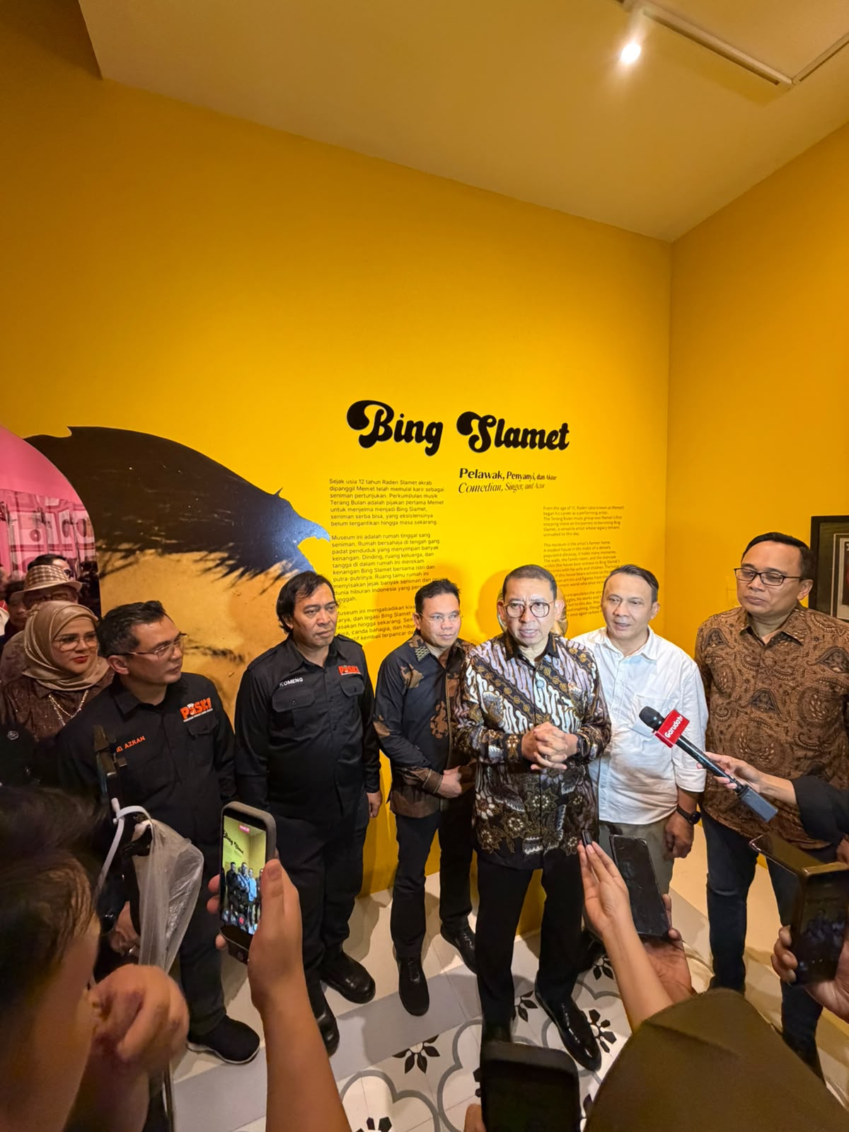 Museum Bing Slamet Diresmikan, Warisan Maestro Hidup di Tengah Generasi Baru