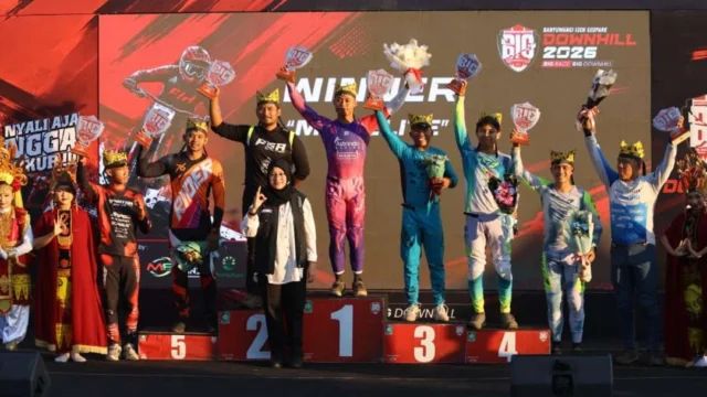 Ratusan Rider Berbagai Daerah Berlomba di Gantasan Bike Park dalam BIG Downhill 2026 Banyuwangi