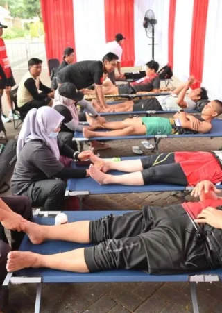 Soekarno Run Banyuwangi Libatkan Penyandang Disabilitas untuk Layanan Sport Massage Bagi Peserta