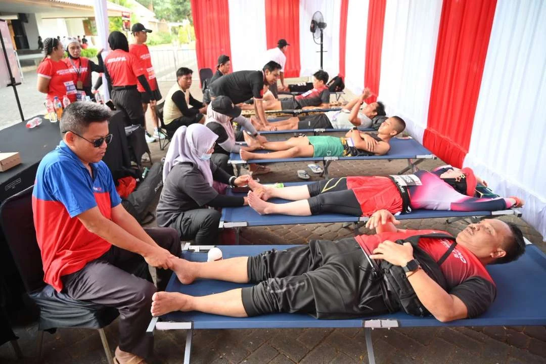 Soekarno Run Banyuwangi Libatkan Penyandang Disabilitas untuk Layanan Sport Massage Bagi Peserta
