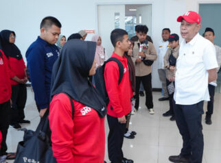 Wamensos Agus Jabo Priyono Beri Motivasi Siswa-Siswi SRT 7 dan 8 Kabupaten Tangerang