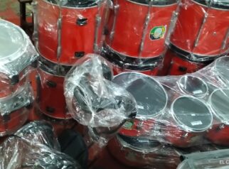 Alat drumband yang menjadi sorotan dalam dugaan perbedaan merek pada pengadaan senilai Rp1,2 miliar di sejumlah sekolah Banyuwangi.