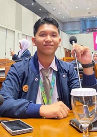 Noel Lamtama Gultom Siswa SMA Negeri 1 Bandar, Simalungun, Sumatera Utara