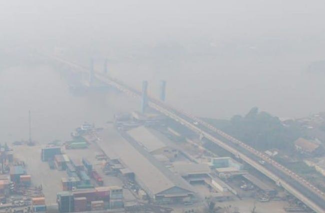 Udara Palembang Masuk Level Berbahaya