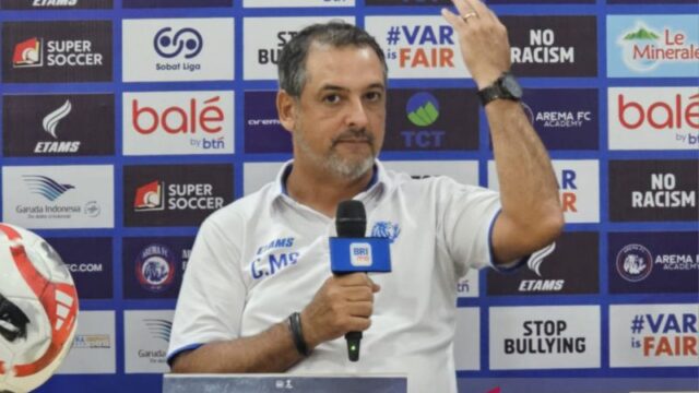 Arema FC Pecat Marcos Santos Usai Dibantai Persija 1-5