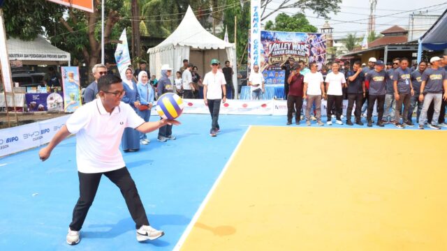 Buka Turnamen Voli, Gubernur Banten Kompetisi Buka Peluang UMKM
