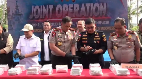 Clandestine Lab di Aceh Dibongkar, 1,2 Ton Sabu Disita dan 11 Orang Jadi Tersangka