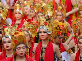 Pagelaran kolosal Gandrung Sewu 2026