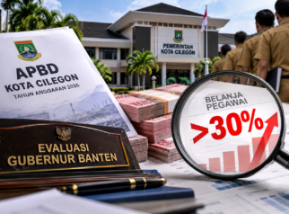 Evaluasi Gubernur Banten, Belanja Pegawai Pemkot Cilegon APBD-P 2026 Disorot