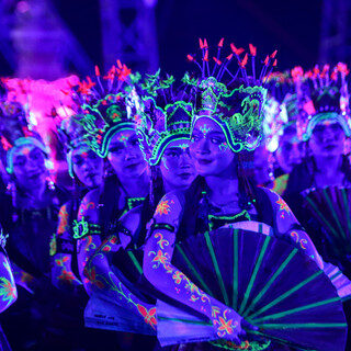 Foto 1.300 Penari Tampil Glow In The Dark di Banyuwangi di Banyuwangi