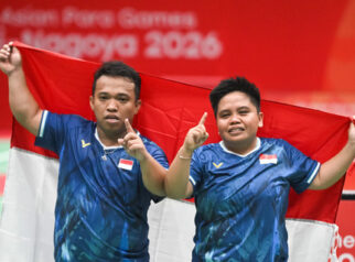 Foto Pantang Menyerah, SubhanRina Persembahkan Emas untuk Indonesia