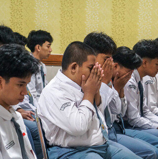 Hari Pertama TKA di SMAN 81 Jakarta Ada Doa Sebelum Memulainya