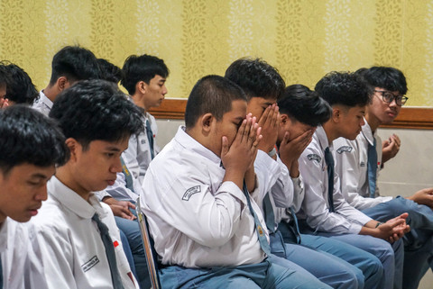 Hari Pertama TKA di SMAN 81 Jakarta Ada Doa Sebelum Memulainya