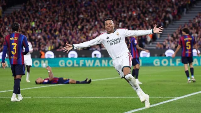 Hasil Barcelona vs Real Madrid: Blaugrana Gagal Bangkit, Kylian Mbappe Cetak Gol ke-100