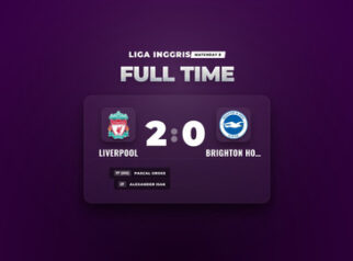 Hasil Liga Inggris: Liverpool Menang 2-0 atas Brighton Hove