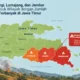 Jember, Lumajang dan Banyuwangi Jadi Wilayah dengan Hotspot Terbanyak di Jawa Timur