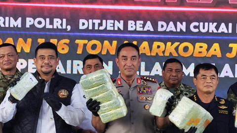 Kapolri Ungkap Kantor Kapal yang Selundupkan 1,6 Ton Ketamin di Johor, Malaysia