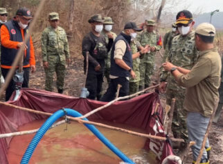 Kepala BNPB Tinjau Karhutla di Taman Way Kambas, Gencarkan OMC-Operasi Darat