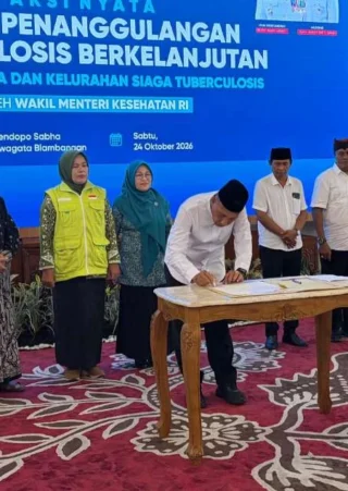 Kepala Desa dan Kelurahan se-Banyuwangi Deklarasi Siaga Penanganan Tuberkulosis di Banyuwangi