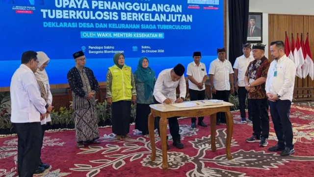 Kepala Desa dan Kelurahan se-Banyuwangi Deklarasi Siaga Penanganan Tuberkulosis di Banyuwangi
