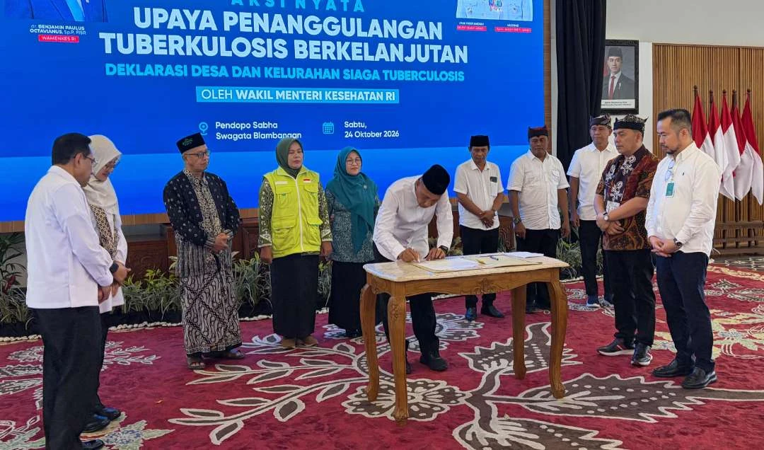 Kepala Desa dan Kelurahan se-Banyuwangi Deklarasi Siaga Penanganan Tuberkulosis di Banyuwangi
