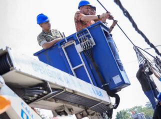 Komitmen Walkot Pekanbaru Tertibkan Kabel Semrawut, Jl Ronggo Warsito Lebih Asri