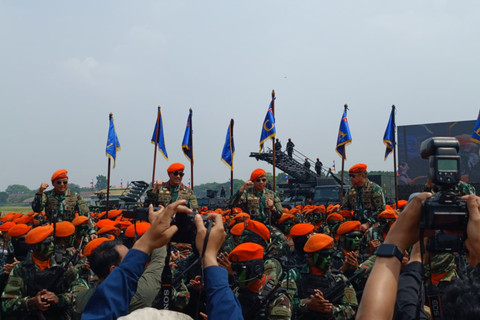 Panglima TNI dan Kapolri Diangkat Jadi Warga Kehormatan Korpasgat di Bandung