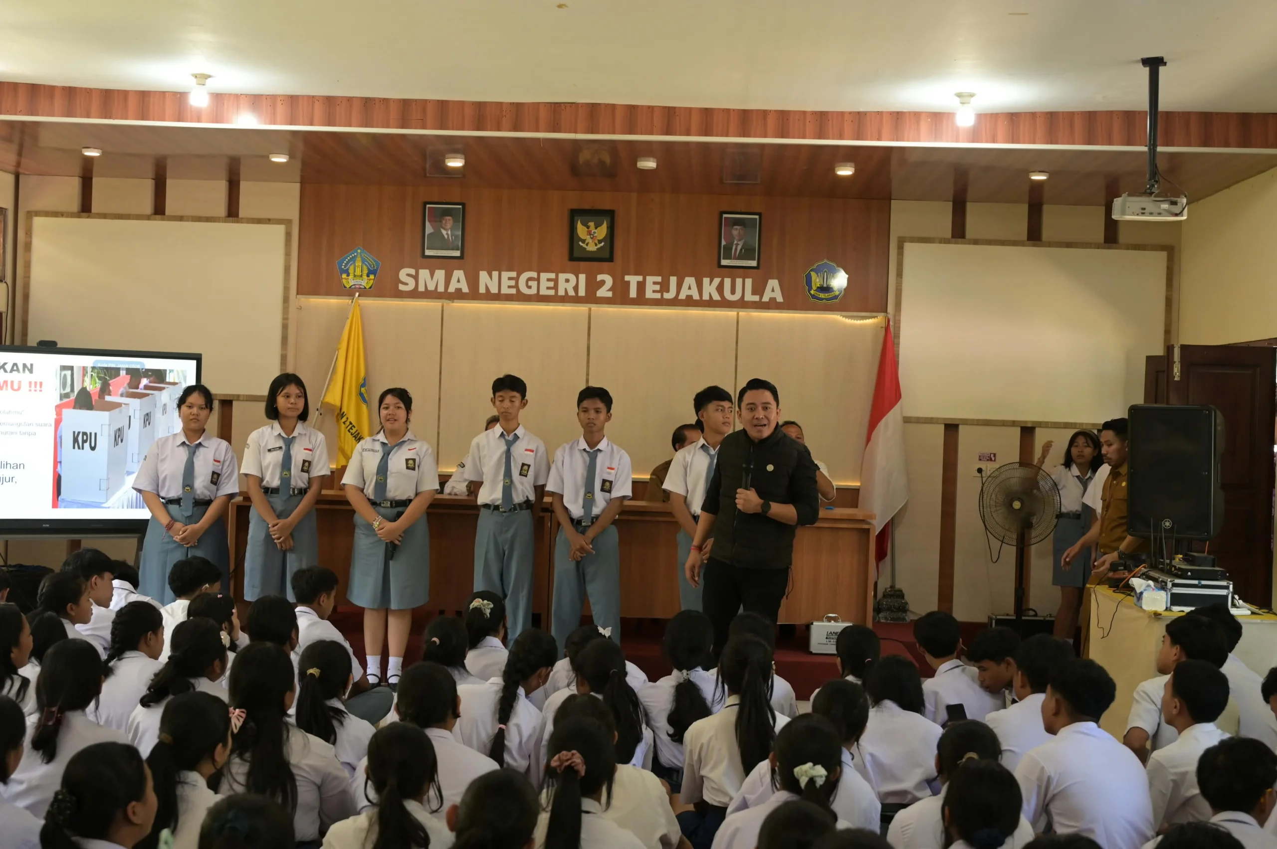 Pemilu Raya SMA Negeri 2 Tejakula Jadi Praktik Demokrasi bagi Siswa LPP RRI