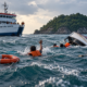 Perahu Terbalik Dihantam Ombak di Perairan Pulau Tempurung, 2 Pemancing Tewas