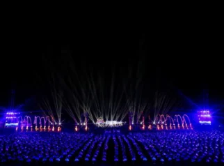 Perdana Digelar Malam Hari, Gandrung Sewu Glow In The Dark Berlangsung Meriah di Banyuwangi