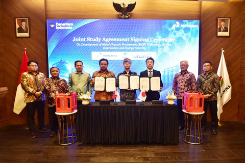 Perkuat Ketahanan Energi, Pertamina dan Mitra Jepang Kaji Teknologi Distribusi Gas Berbasis MOF