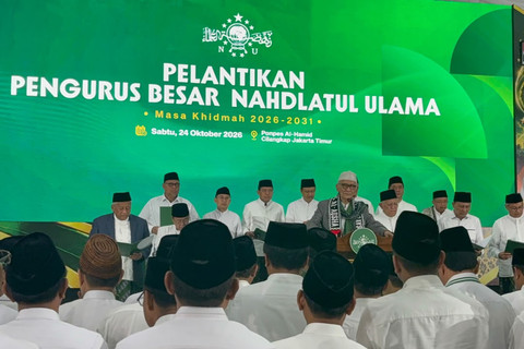 Pesan Kiai Miftach dan Gus Kikin saat Pelantikan Pengurus Baru PBNU