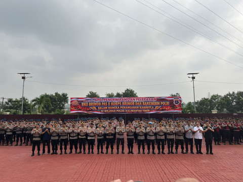 Polri Turunkan 200 Personel Brimob dan 10 Personel Bareskrim Tangani Karhutla di Kalimantan