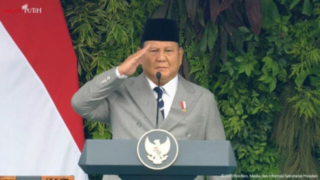 Prabowo Pimpin Upacara Peringatan Hari Kesaktian Pancasila di Lubang Buaya