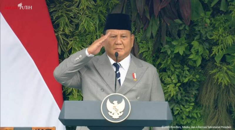 Prabowo Pimpin Upacara Peringatan Hari Kesaktian Pancasila di Lubang Buaya