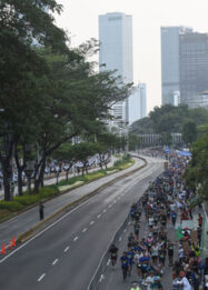 Saat Pramono Ikut Lari 10K di JRF, Lari Menggembirakan Semua, yang Penting Enjoy