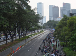Saat Pramono Ikut Lari 10K di JRF, Lari Menggembirakan Semua, yang Penting Enjoy