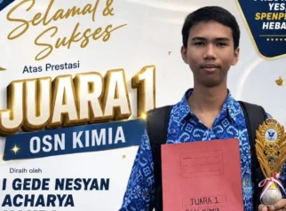 Spenpraja Raih Juara 1 OSN Kimia Tingkat SMP se-Bali dan Nusa